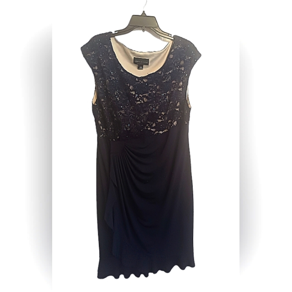 Connected Woman Navy Blue Dress Size 16W